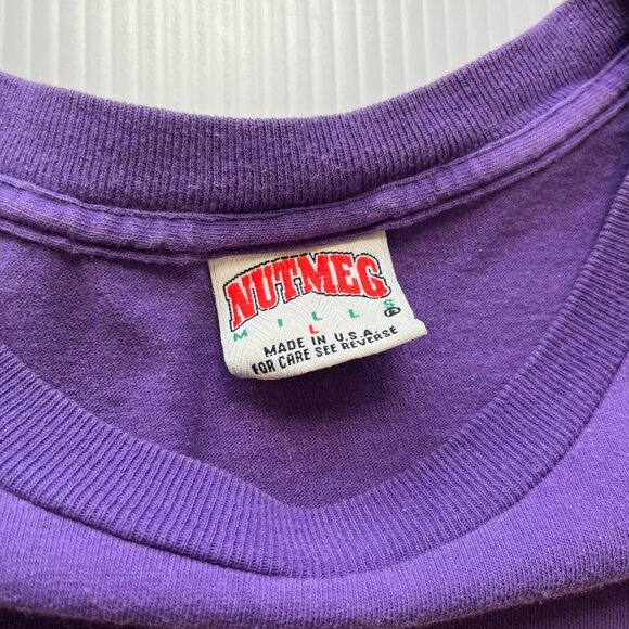 Vintage Nutmeg Los Angeles Lakers Graphic Tee L - Picture 9 of 9